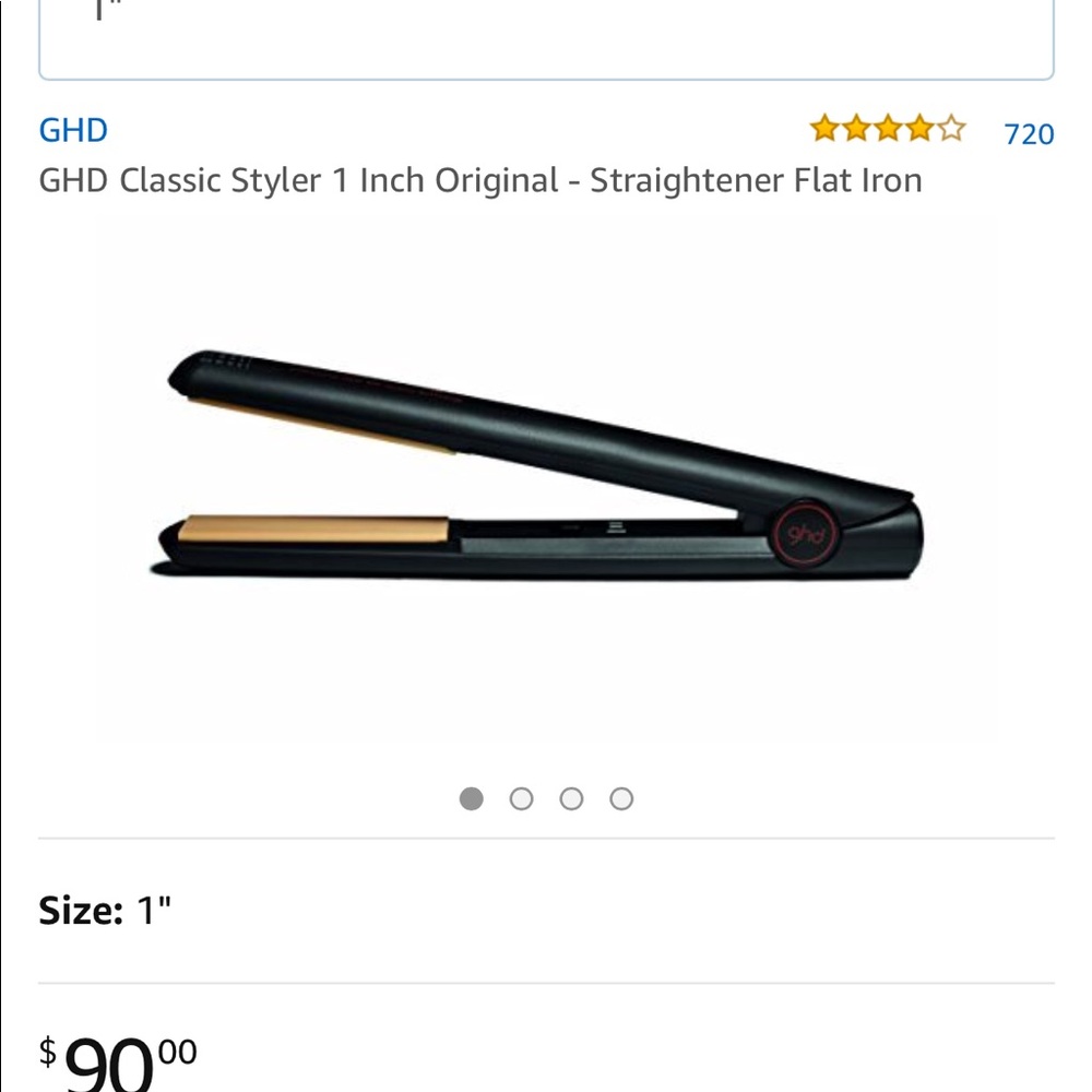 GHD hair straightener